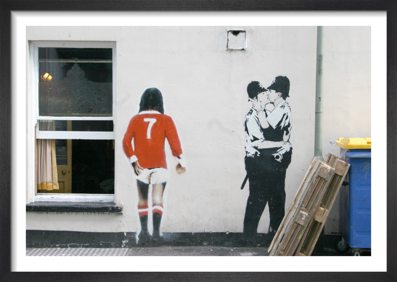 Banksy by Panorama London. Framed art print.
