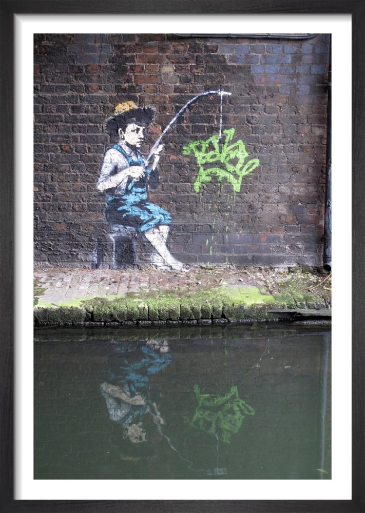 Banksy by Panorama London. Framed art print.