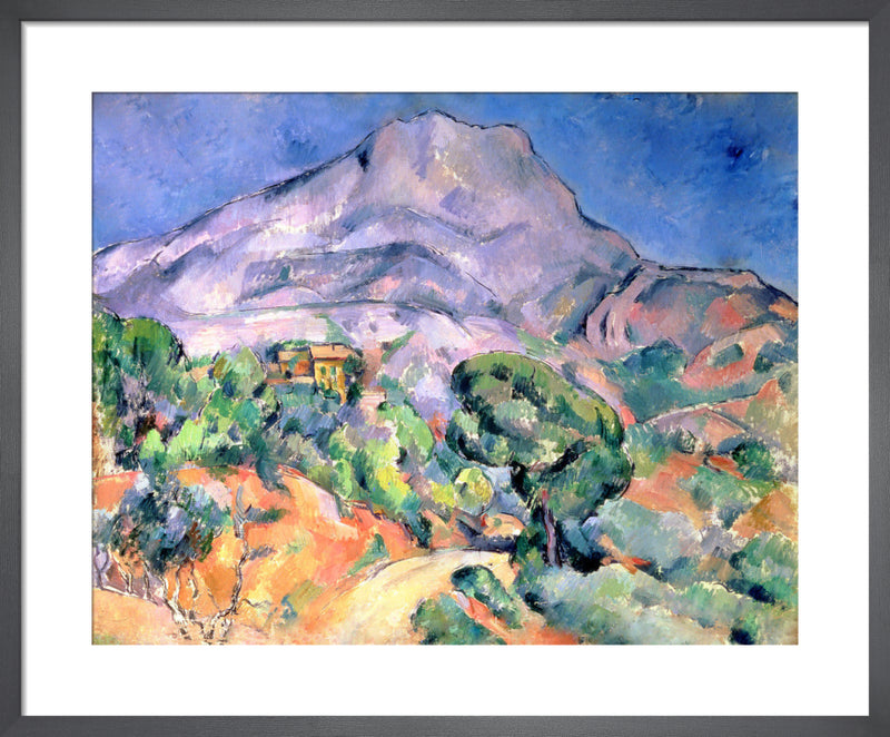 Mont Saint Victoire, 1900 by Paul Cézanne. Framed art print.