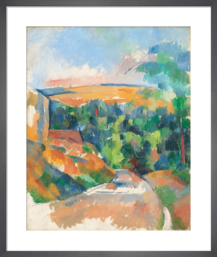 The Bend in the Road 1900-1906 - Paul Cézanne Print
