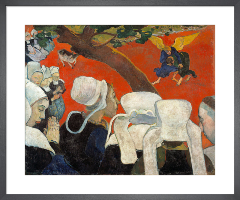 Vision of the Sermon (Jacob Wrestling with the Angel) by Paul Gauguin. Unframed art print.