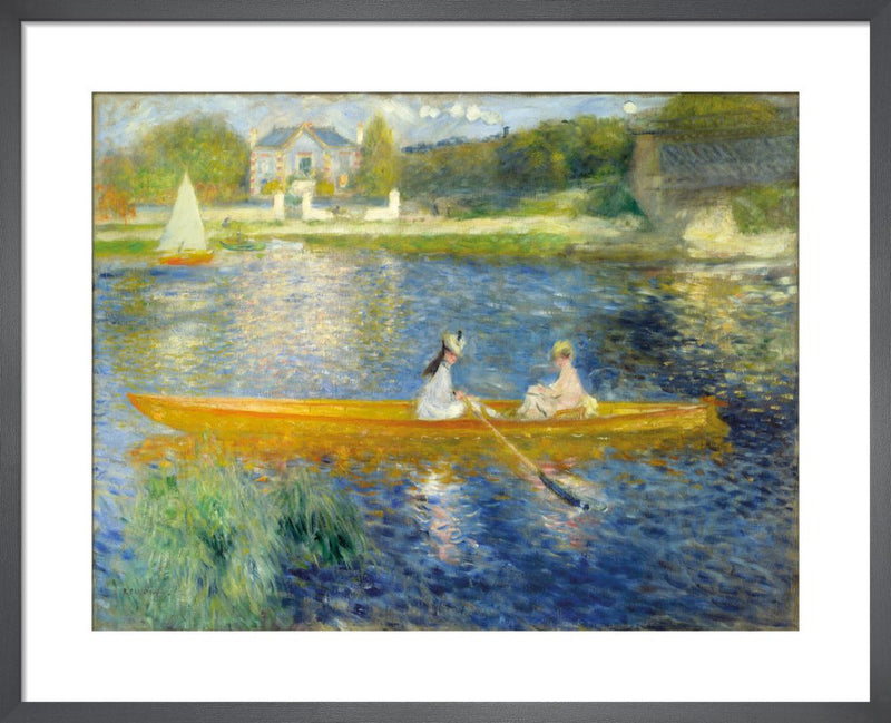 The Skiff by Pierre Auguste Renoir. Framed art print.