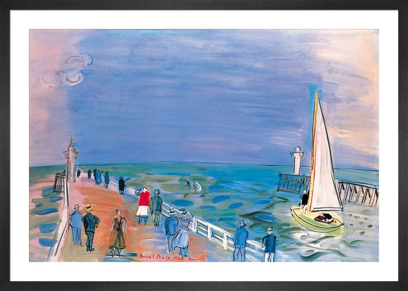 Promenade by Raoul Dufy. Framed art print.