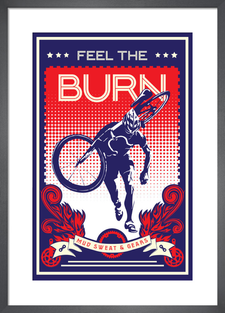 Feel the Burn by Sassan Filsoof. Framed art print.