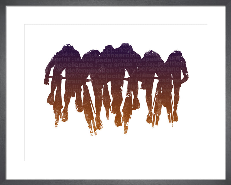 Sprinters by Sassan Filsoof. Framed art print.