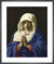 The Virgin in Prayer by Sassoferrato (Giovanni Battista Salvi). Framed art print.