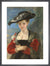 Portrait of Susanna Lunden ('Le Chapeau de Paille') by Sir Peter Paul Rubens. Framed art print.