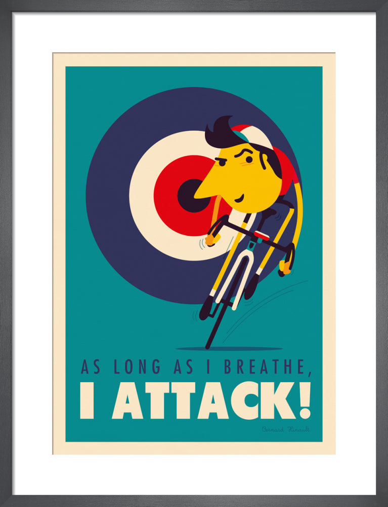 Attack by Spencer Wilson. Framed art print.