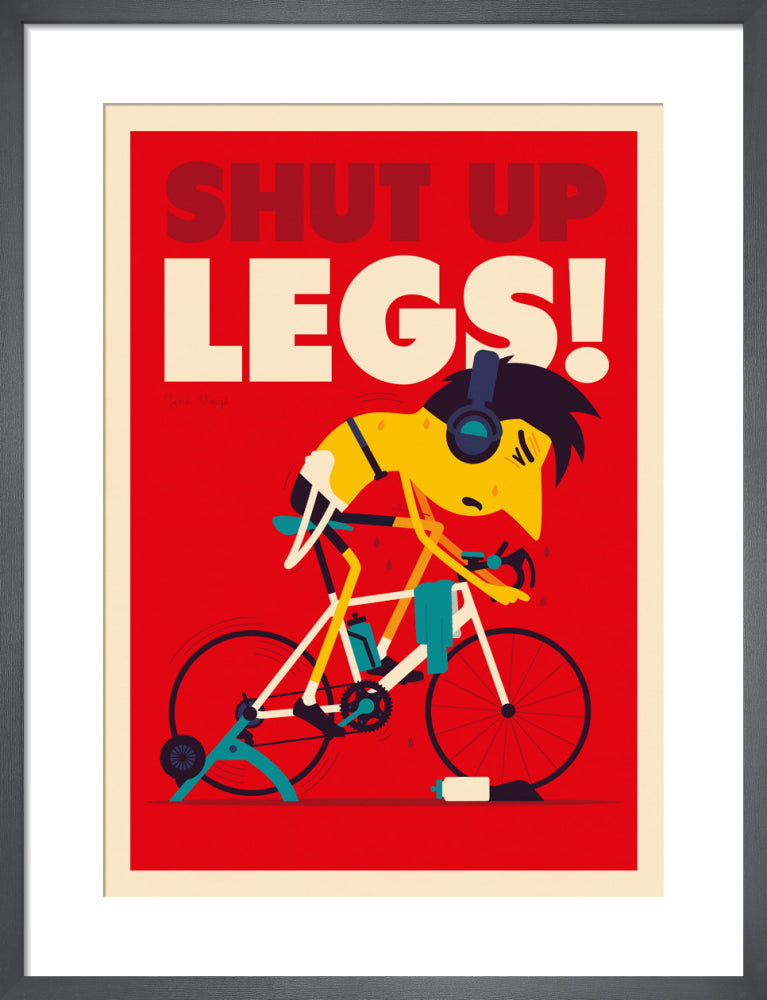 Shut Up Legs by Spencer Wilson. Framed art print.