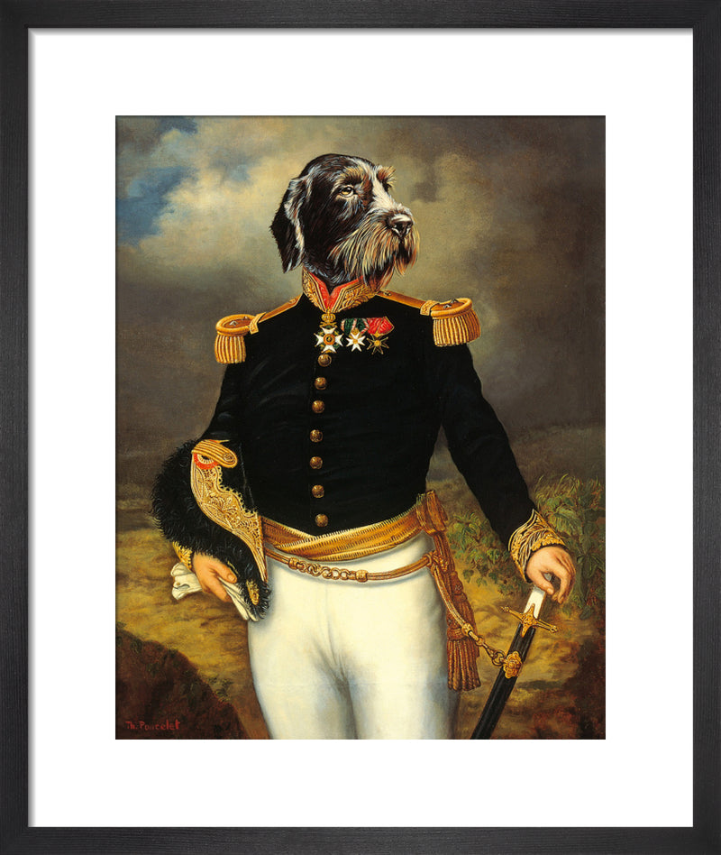 Ceremonial Dress by Thierry Poncelet. Framed art print.