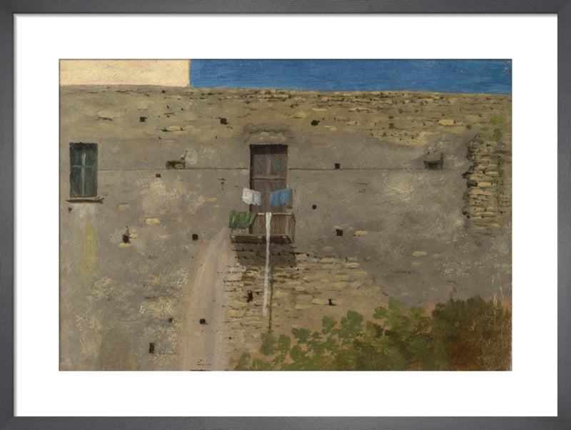 A Wall in Naples by Thomas Jones. Framed art print.