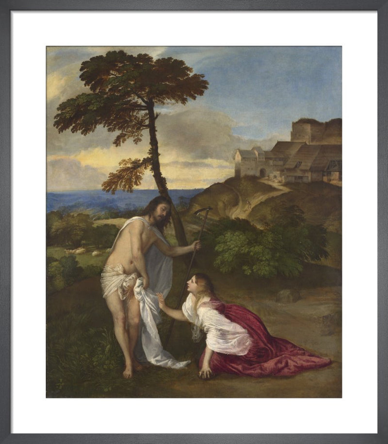 Noli me Tangere by Titian. Framed art print.