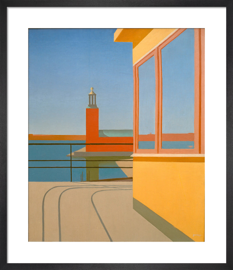 Outside the Central Palace 1933 by Torsten Jovinge. Framed art print.