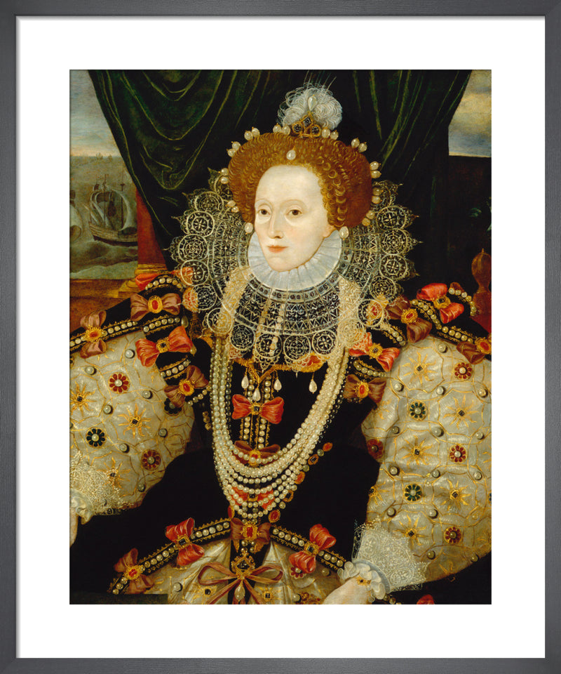 Queen Elizabeth I by Unknown artist. Framed art print.