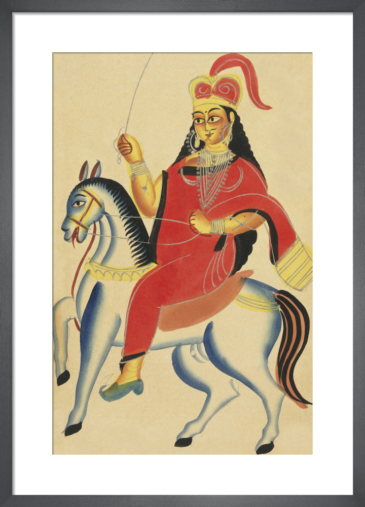 Rani Lakshmi Bai, c.1885 by Unknown artist. Framed art print.