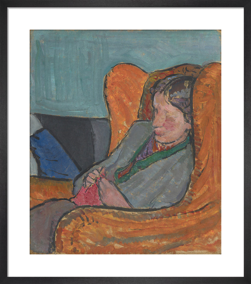 Virginia Woolf, 1912 by Vanessa Bell. Framed art print.