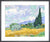A Wheatfield, with Cypresses by Vincent Van Gogh. Framed art print.