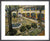Garden of the hospital at Arles by Vincent Van Gogh. Framed art print.