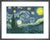 The Starry Night by Vincent Van Gogh. Framed art print.