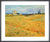 Wheat Field, 1888 by Vincent Van Gogh. Framed art print.