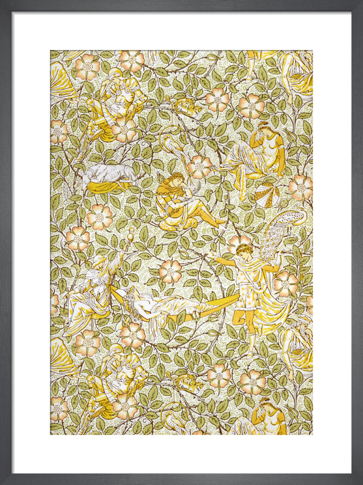Sleeping Beauty by Walter Crane. Framed art print.
