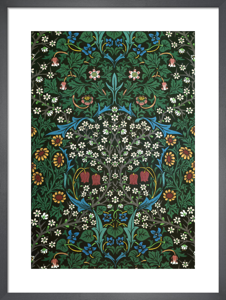 Blackthorn by William Morris. Framed art print.