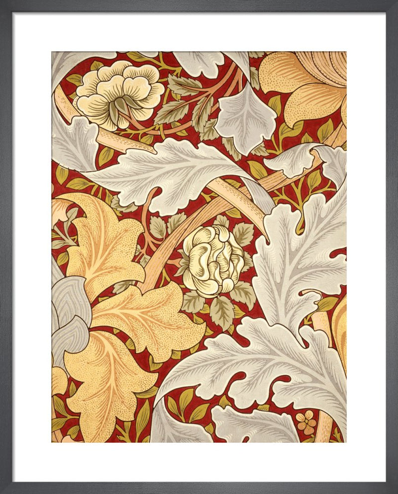 St James's wallpaper, 1881 by William Morris. Unframed art print.