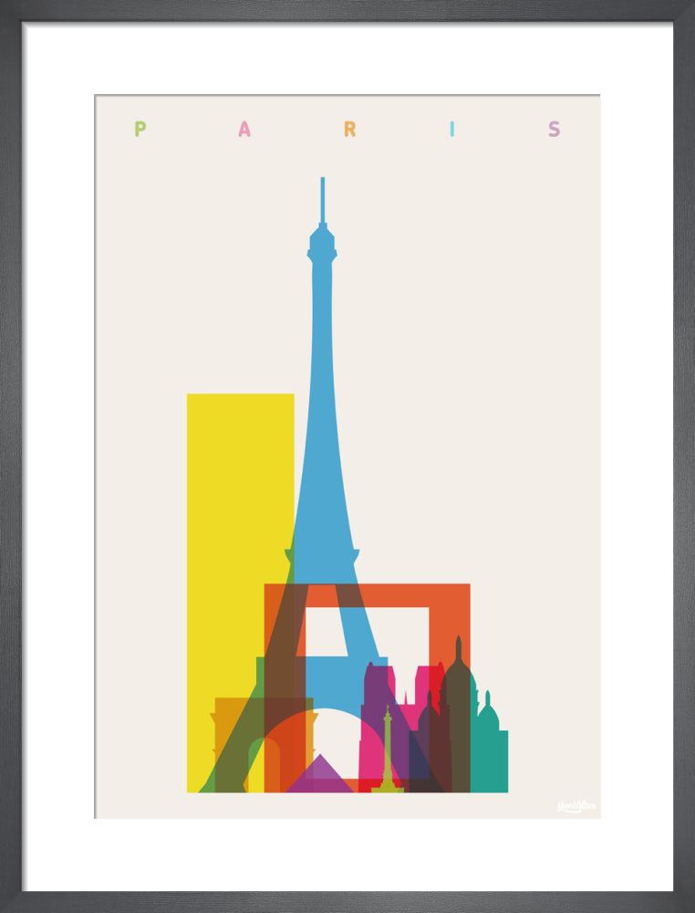 Paris by Yoni Alter. Framed art print.