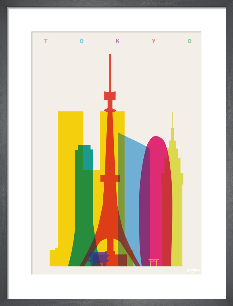 Tokyo by Yoni Alter. Framed art print.