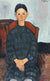 A Young Girl with a Black Apron, 1918 by Amedeo Modigliani. Unframed art print.