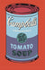 Campbell's Soup Can, 1965 (blue & purple) by Andy Warhol. Unframed art print.