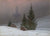 Winter Landscape by Caspar David Friedrich. Unframed art print.