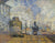 Gare Saint-Lazare by Claude Monet. Unframed art print.