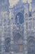 Rouen Cathedral (Facade and the Tour d'Albane. Grey Weather) by Claude Monet. Unframed art print.
