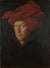 Portrait of a Man (Self Portrait?) by Jan Van Eyck. Unframed art print.