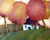 Cottage under Autumn Canopy by Jeremy Mayes. Unframed art print.