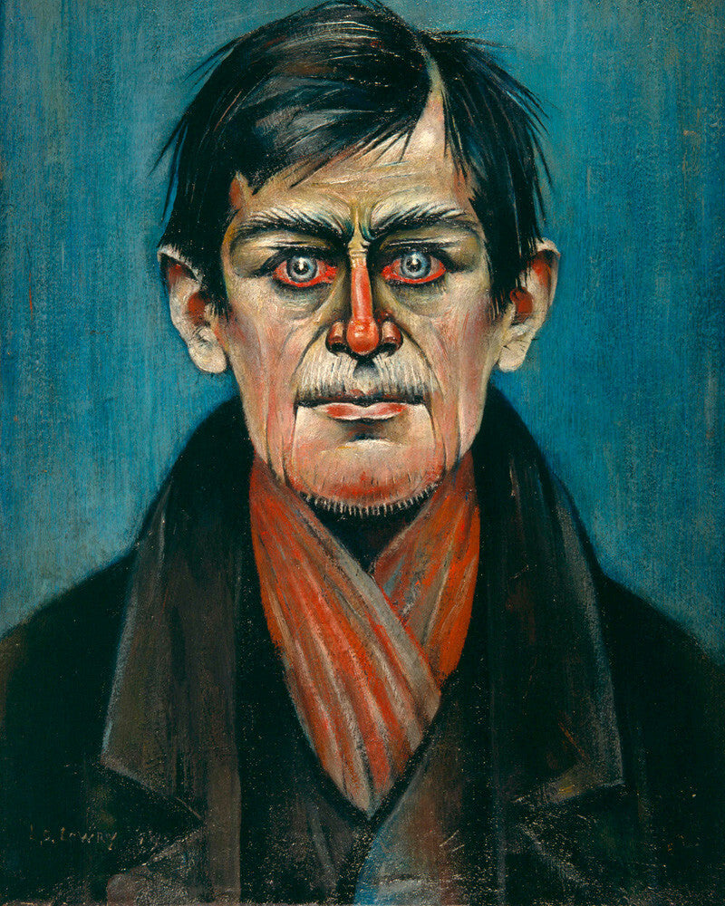Head Of A Man (With Red Eyes) 1938 - L.S. Lowry Print