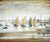 Yachts at Lytham by L.S. Lowry. Unframed art print.