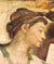Portrait: Erythrean Sibyl by Michelangelo. Unframed art print.