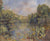 Lakeside Landscape by Pierre Auguste Renoir. Unframed art print.