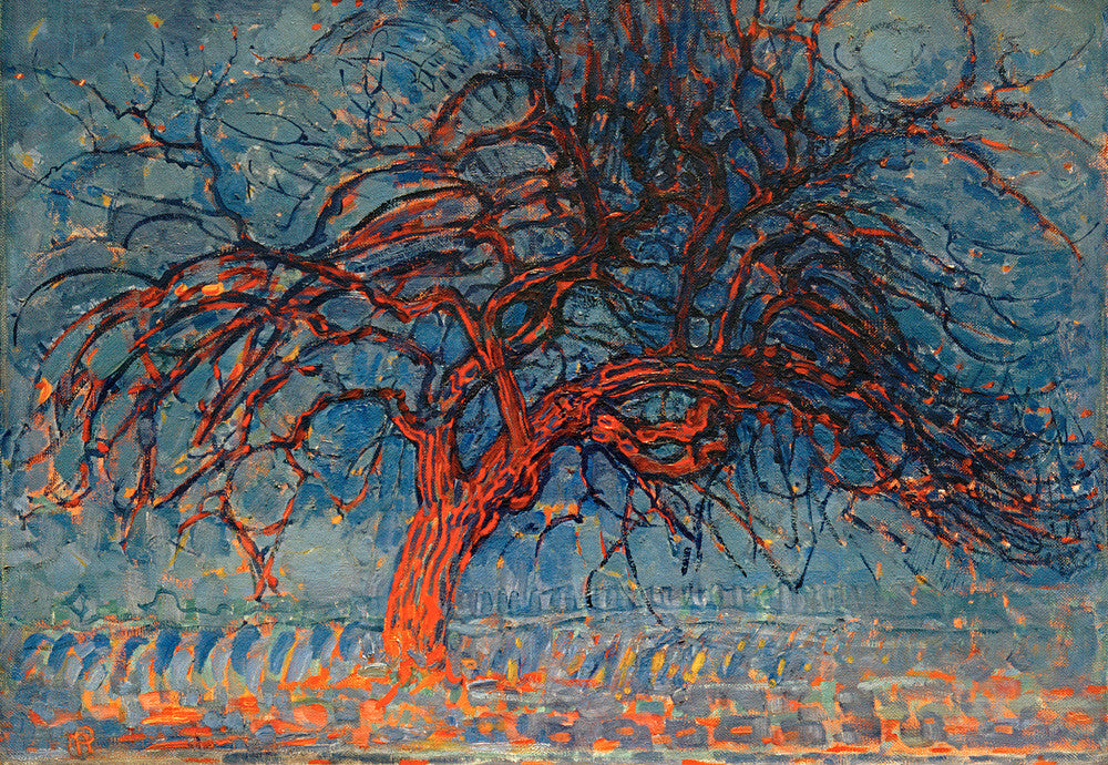 The Red Tree 1908 - Piet Mondrian Print - Framed Art UK