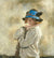 The Blue Hat by Sir William Orpen. Unframed art print.