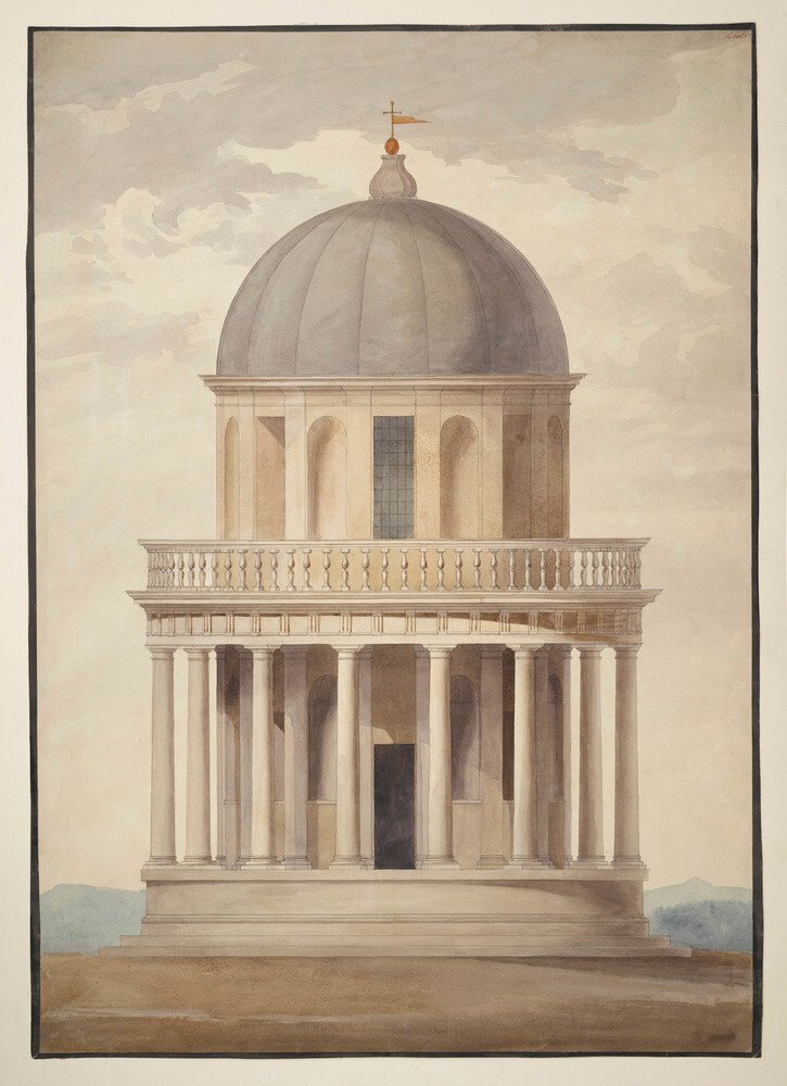 Rome S. Pietro in Montorio (Bramante's Tempietto) - The Soane Office Print