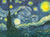 The Starry Night by Vincent Van Gogh. Unframed art print.