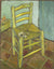 Van Gogh's Chair by Vincent Van Gogh. Unframed art print.